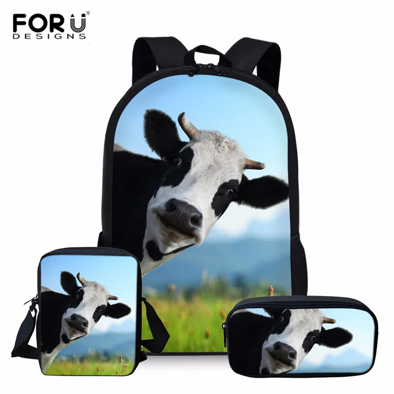 FORUDESIGNS Cool Cow Children School Bags for Teenagers Boys Girls Big Capacity School Backpack Satchel Kids Book Bag mochila
FORUDESIGNS Cool Cow Children School Bags for Teenagers Boys Girls Big Capacity School Backpack Satchel Kids Book Bag mochila