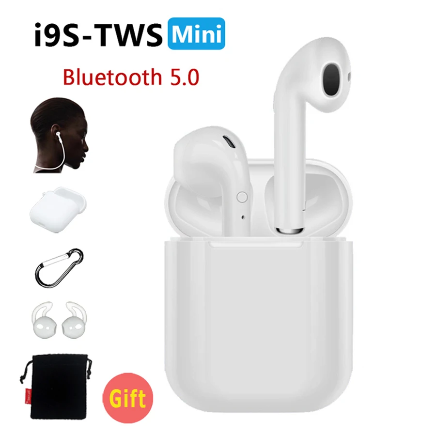 YOU FIRST i9S мини наушник bluetooth TWS 5 0 беспроводные стерео наушники с зарядным чехлом PK