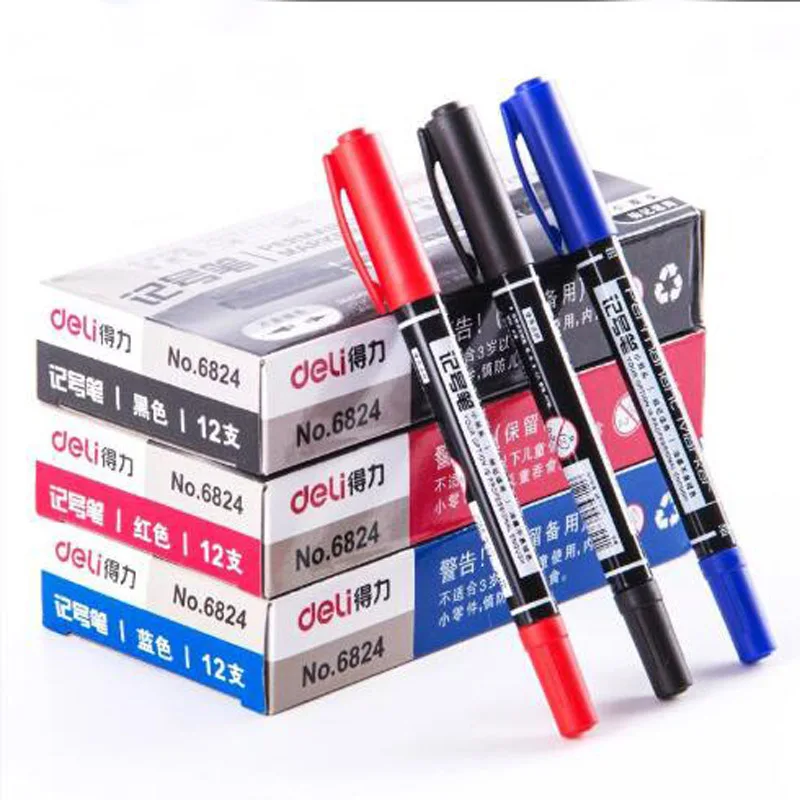 Marker Pens Good Waterproof Ink Thin Nib Crude Nib Black New Portable Fine Colour Marker Pen 3 Color Available Colored dual tip
Marker Pens Good Waterproof Ink Thin Nib Crude Nib Black New Portable Fine Colour Marker Pen 3 Color Available Colored dual tip