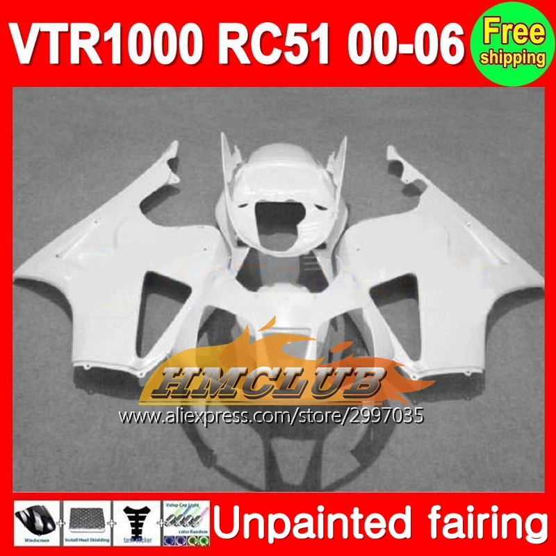 Body Unpainted Full Fairing Kit For HONDA RC51 VTR1000 SP1 VTR 1000 SP2 00 01 02 03 04 05 06 2000 2001 2005 2006 Fairing
Body Unpainted Full Fairing Kit For HONDA RC51 VTR1000 SP1 VTR 1000 SP2 00 01 02 03 04 05 06 2000 2001 2005 2006 Fairing