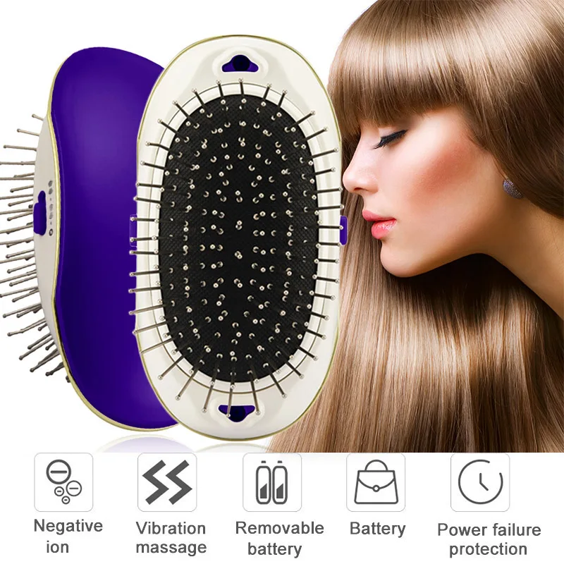 Massage Electric Hair Comb Brush Straightening Negative Ion Anti-Static Portable Styling 669
Massage Electric Hair Comb Brush Straightening Negative Ion Anti-Static Portable Styling 669