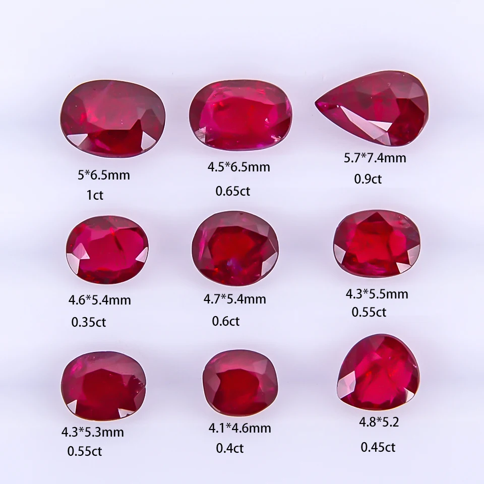 Natural no heat-treated pigeon blood ruby nude stone ring bare stone ring can help you make jewelry
Natural no heat-treated pigeon blood ruby nude stone ring bare stone ring can help you make jewelry