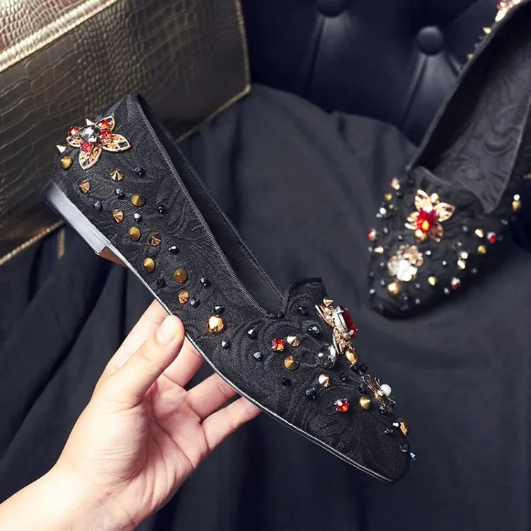 Women retro diamonds flat shoes 2019 spring rivets slip on loafers EU35-41 size BY593
Women retro diamonds flat shoes 2019 spring rivets slip on loafers EU35-41 size BY593