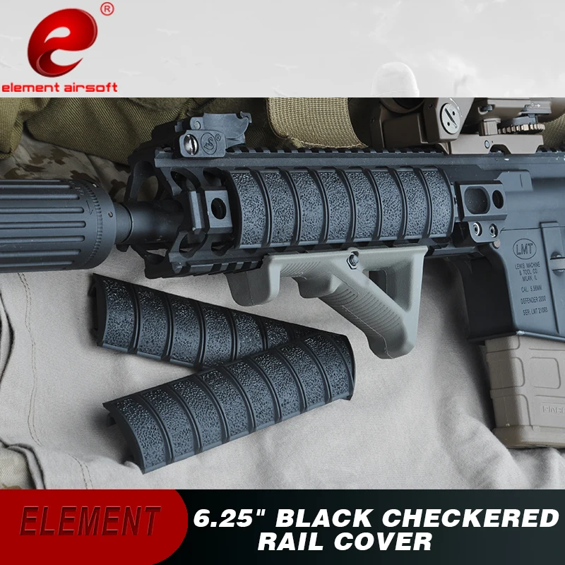 Element 3pcs/pack 6.25" Checkered Rail Handguard Cover Black Dark Earth Foliage Green Weaver Mount g EX320
Element 3pcs/pack 6.25" Checkered Rail Handguard Cover Black Dark Earth Foliage Green Weaver Mount g EX320