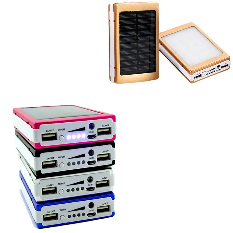 Portable DIY 5x18650 Powerbank Pover Power Bank 18650 Solar Power Bank Case Box Dual USB Kit Phone Charger Flashlight
Portable DIY 5x18650 Powerbank Pover Power Bank 18650 Solar Power Bank Case Box Dual USB Kit Phone Charger Flashlight