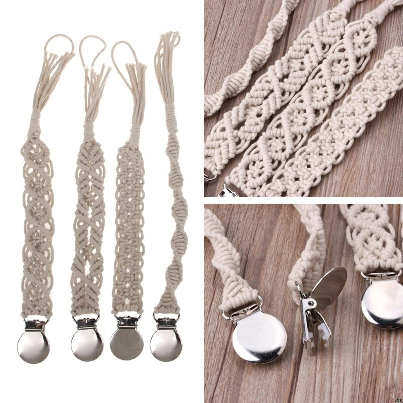 Baby Vintage Crochet Cotton Pacifier Clips Chain Dummy Clip Pacifier Holder Nipple Soother Chain For Infant Baby Feeding
Baby Vintage Crochet Cotton Pacifier Clips Chain Dummy Clip Pacifier Holder Nipple Soother Chain For Infant Baby Feeding