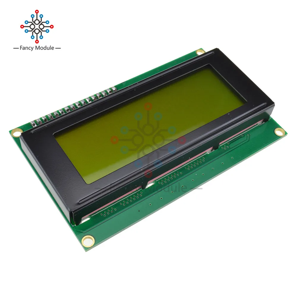 Желтый дисплей IIC I2C TWI SP I серийный интерфейс 2004 20X4 символ ЖК модуль|module i2c|module lcdmodule