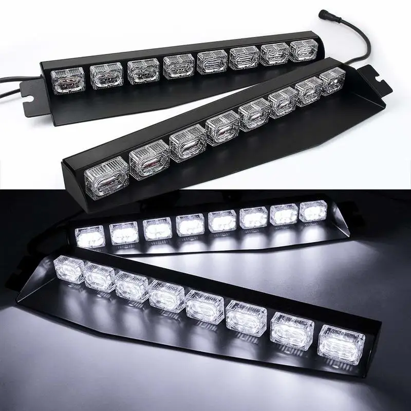 48LED 48W LED Lightbar Visor Light Windshield Emergency Hazard Warning Strobe Beacon Split Mount Deck Dash Lamp (White)
48LED 48W LED Lightbar Visor Light Windshield Emergency Hazard Warning Strobe Beacon Split Mount Deck Dash Lamp (White)