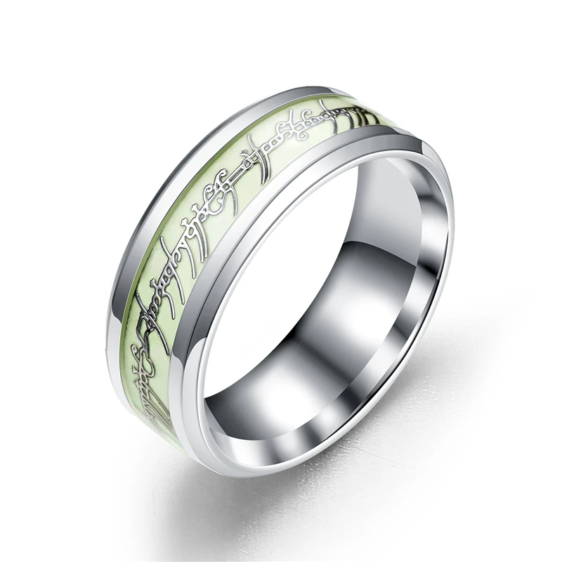 Classic Luminous Ring King Stainless Steel Fluorescent Men's and Women's Ring Power Party Wedding Band Fan Gift
Classic Luminous Ring King Stainless Steel Fluorescent Men's and Women's Ring Power Party Wedding Band Fan Gift