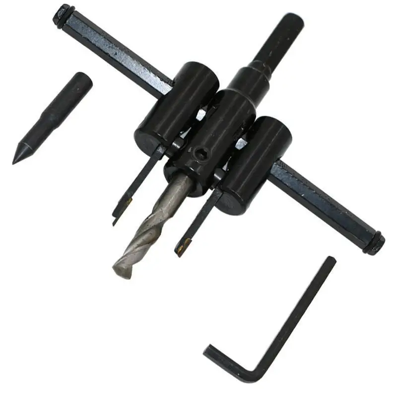 Flexsteel Adjustable Circle Cutter Drill Bit Kit Metal Wood Twist Hole Diy Woodworking Tools 30-120MM 200MM 300MM
Flexsteel Adjustable Circle Cutter Drill Bit Kit Metal Wood Twist Hole Diy Woodworking Tools 30-120MM 200MM 300MM