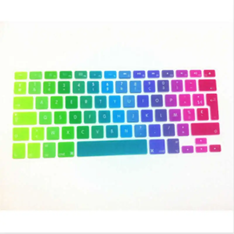 Dazzle Радужный французский AZERTY UK/EU силиконовый чехол для клавиатуры защитный чехол для MacBook Pro air с дисплеем Retina 13 15 17
Dazzle Радужный французский AZERTY UK/EU силиконовый чехол для клавиатуры защитный чехол для MacBook Pro air с дисплеем Retina 13 15 17