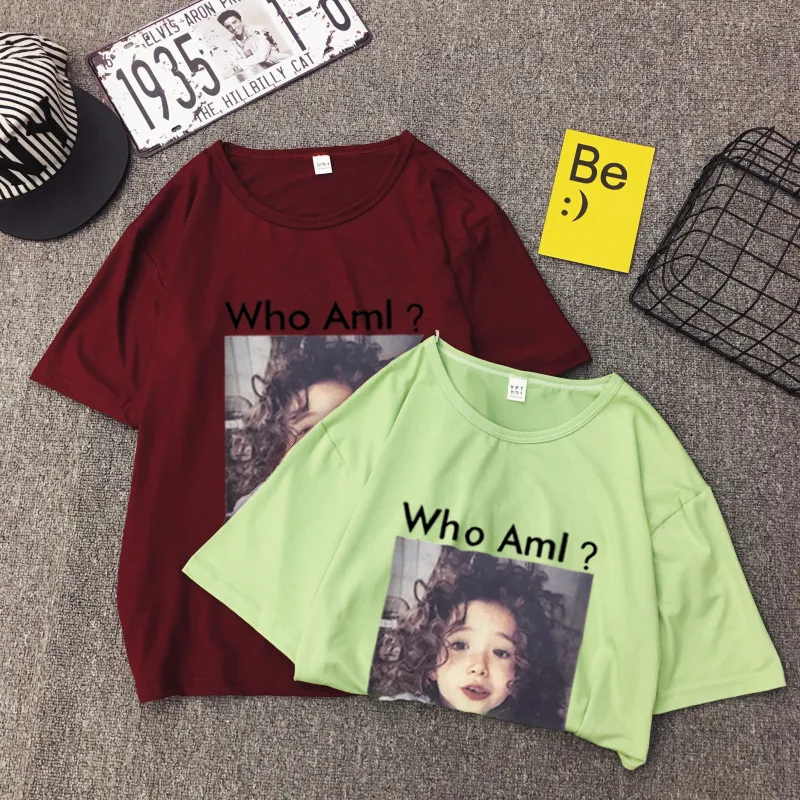 2019 Summer T-shirt Women Tops Fashion Casual Street Print Short Sleeve Round Neck Plus Size Loose Bottoming Women T-shirt ZW083 
2019 Summer T-shirt Women Tops Fashion Casual Street Print Short Sleeve Round Neck Plus Size Loose Bottoming Women T-shirt ZW083