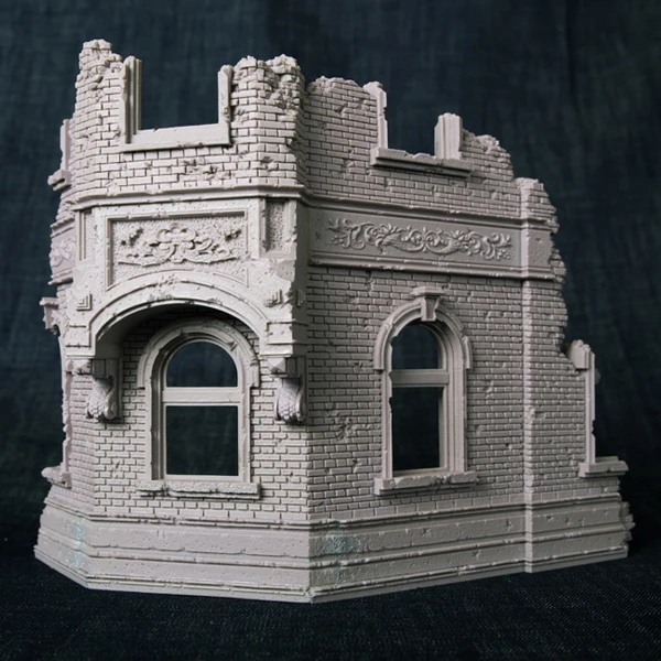 Crazy King original 1/35 resin 01 World War II scene scenario building ruin model GK white model hand
Crazy King original 1/35 resin 01 World War II scene scenario building ruin model GK white model hand