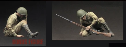 1/35 Resin Figure Model Kit 109 Red Army rifleman Two Figures Unassembled unpainted Top
1/35 Resin Figure Model Kit 109 Red Army rifleman Two Figures Unassembled unpainted Top
