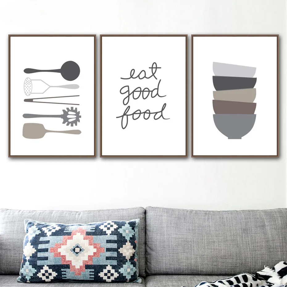 Gohipang Creative Kitchenware Wall Art Canvas Painting Posters And Prints Modern Bowl Art Wall Pictures For Kitchen Nordic Home
Gohipang Creative Kitchenware Wall Art Canvas Painting Posters And Prints Modern Bowl Art Wall Pictures For Kitchen Nordic Home