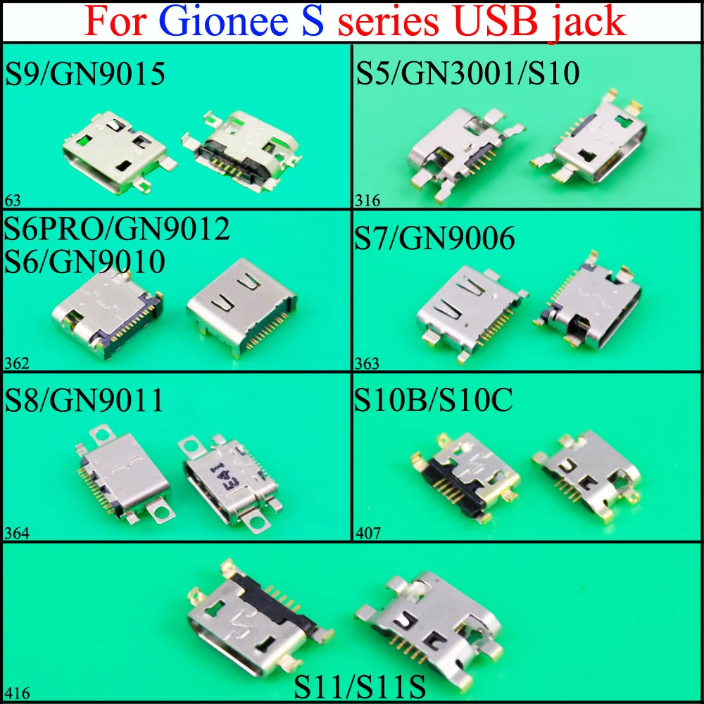 

YuXi for Gionee S9 M3 gn9015 S5/GN3001/S10 S7/GN9006 S10B/S10C S11/S11S USB Charging Plug Female Connector Jack socket