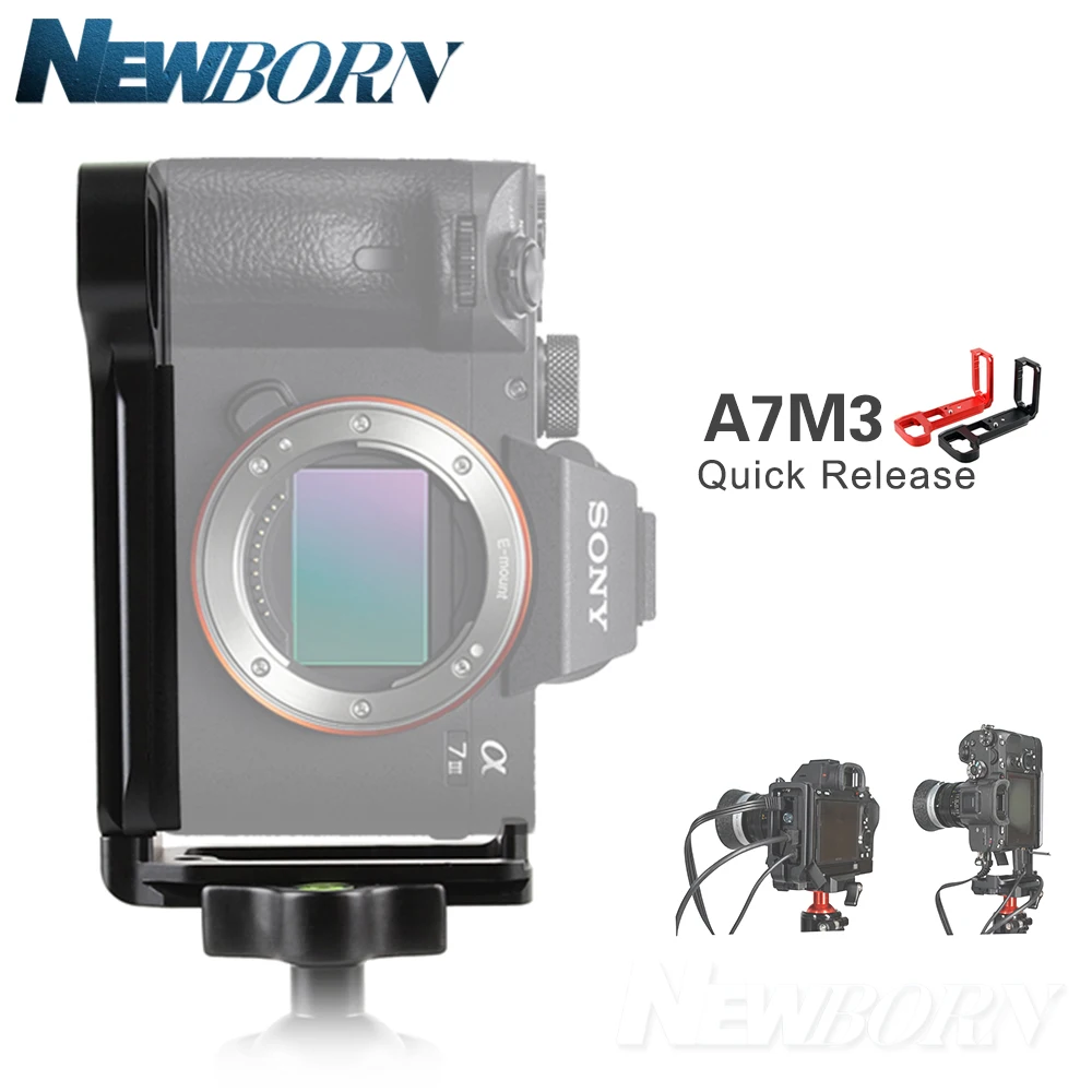 New A7M3 Quick Release L Plate/Bracket Holder hand Grip CNC for Sony A7III / A7RIII / A9 Quick Release Baseplate & side plate
New A7M3 Quick Release L Plate/Bracket Holder hand Grip CNC for Sony A7III / A7RIII / A9 Quick Release Baseplate & side plate
