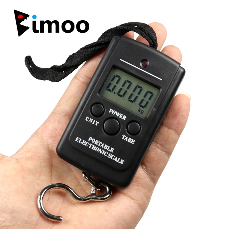 Bimoo 1PC 40KG Portable Electronic Fish Scale Carp Fishing Weight Hook Scale Pocket Digital Fishing Tools
Bimoo 1PC 40KG Portable Electronic Fish Scale Carp Fishing Weight Hook Scale Pocket Digital Fishing Tools