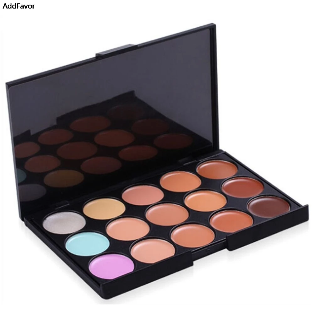 AddFavor 15 цветов Professional корректоры для лица палитры Основа макияжа Лица Макияж