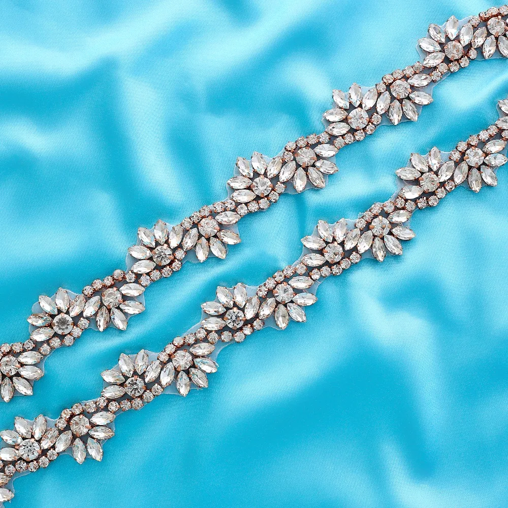 Rhinestones Beads Wedding Belt Crystal Flower Bridal Belt Rose Gold Diamond Bridal Sash For Wedding DressesJ147RG
Rhinestones Beads Wedding Belt Crystal Flower Bridal Belt Rose Gold Diamond Bridal Sash For Wedding DressesJ147RG