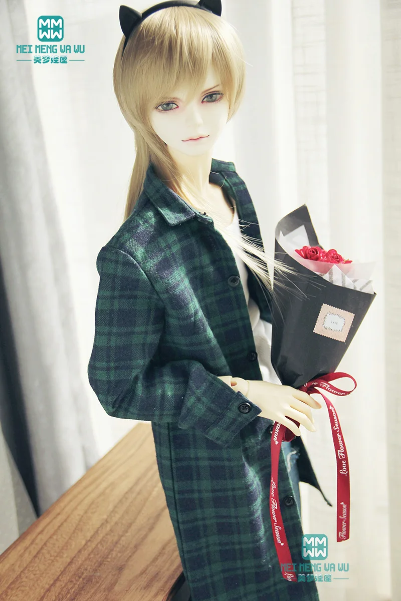 BJD accessories doll clothes fit 70cm--80cm BJD uncle fashion black casual plaid shirt T-shirt sweater
BJD accessories doll clothes fit 70cm--80cm BJD uncle fashion black casual plaid shirt T-shirt sweater