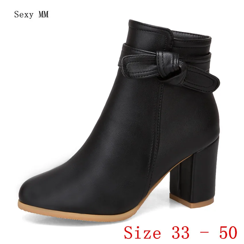 Spring Autumn High Heels Women Ankle Boots Woman Short Boots High Heel Shoes Plus Size 33 - 40 41 42 43 44 45 46 47 48 49 50
Spring Autumn High Heels Women Ankle Boots Woman Short Boots High Heel Shoes Plus Size 33 - 40 41 42 43 44 45 46 47 48 49 50