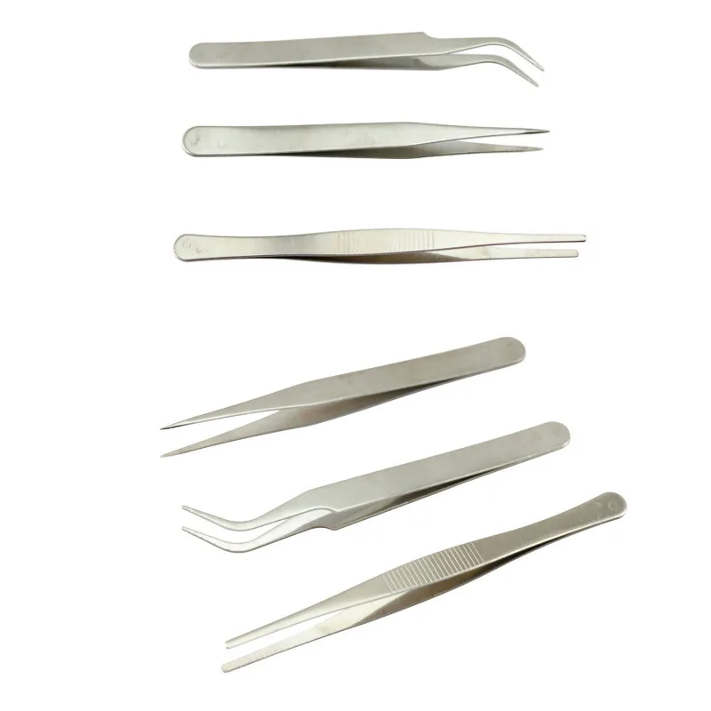3 Pcs Stainless Steel Tweezers Anti-static Electronic Components Tweezers Corrosion Resistant Maintenance Repair Tools
3 Pcs Stainless Steel Tweezers Anti-static Electronic Components Tweezers Corrosion Resistant Maintenance Repair Tools