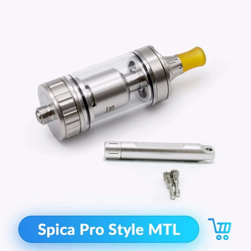 Volcanee Coppervape MTL RTA Atomzier Spica Pro Rebuildable Tank 3 мл емкость для 510 капельного наконечника