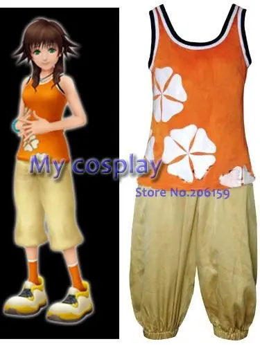 Anime Kingdom Hearts Olette Women's cosplay costumes for Halloween Cosplay parties Women Girls Summer Tops Shorts Sportswear
Anime Kingdom Hearts Olette Women's cosplay costumes for Halloween Cosplay parties Women Girls Summer Tops Shorts Sportswear