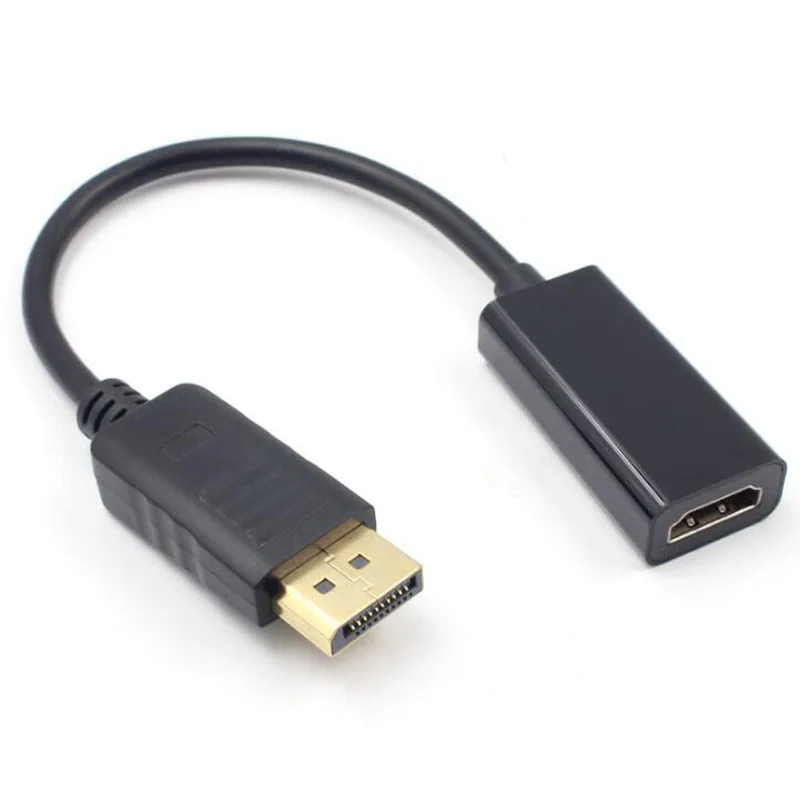 Full HD 1080P Male to Female DisplayPort DP to HDMI-compatible HDTV Gold Plated Cable Adapter Converter for HDTV Projector
Full HD 1080P Male to Female DisplayPort DP to HDMI-compatible HDTV Gold Plated Cable Adapter Converter for HDTV Projector