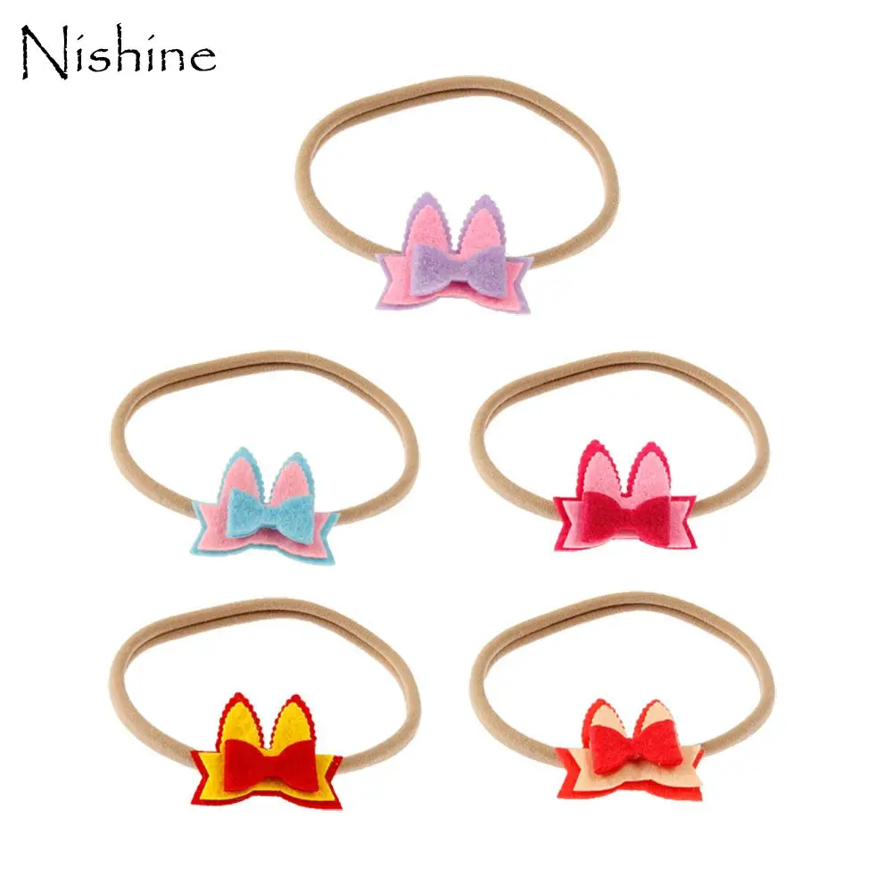 NISHINE Nylon Headband Baby Girls Elastic Hairband Felt Hair Bows Children Toddler Solid Kids Head Band Hair Accessories
NISHINE Nylon Headband Baby Girls Elastic Hairband Felt Hair Bows Children Toddler Solid Kids Head Band Hair Accessories