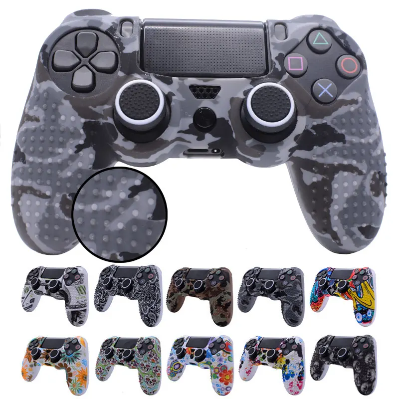 STUDDED Camouflage Anti-Slip Protective Silicone Case Cover Skin with 2xThumb Grip Caps for Dualshock PS4/PS4 SLIM /PS4 PRO
STUDDED Camouflage Anti-Slip Protective Silicone Case Cover Skin with 2xThumb Grip Caps for Dualshock PS4/PS4 SLIM /PS4 PRO