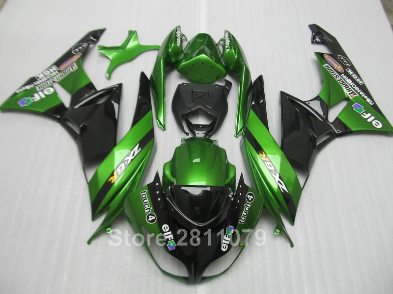 Motorcycle fairing kit for Kawasaki Ninja ZX6R 09 10 11 12 green black fairings set ZX6R 2009 2010 2011 2012 JH11
Motorcycle fairing kit for Kawasaki Ninja ZX6R 09 10 11 12 green black fairings set ZX6R 2009 2010 2011 2012 JH11