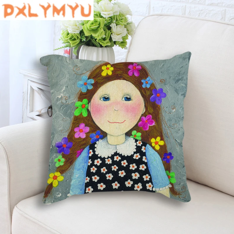 Fairy Tales Cartoon Picture Decorative Cushion Cover Linen Cotton Cushion Case Pillowcase for Sofa Bed Home Decor 45x45cm
Fairy Tales Cartoon Picture Decorative Cushion Cover Linen Cotton Cushion Case Pillowcase for Sofa Bed Home Decor 45x45cm