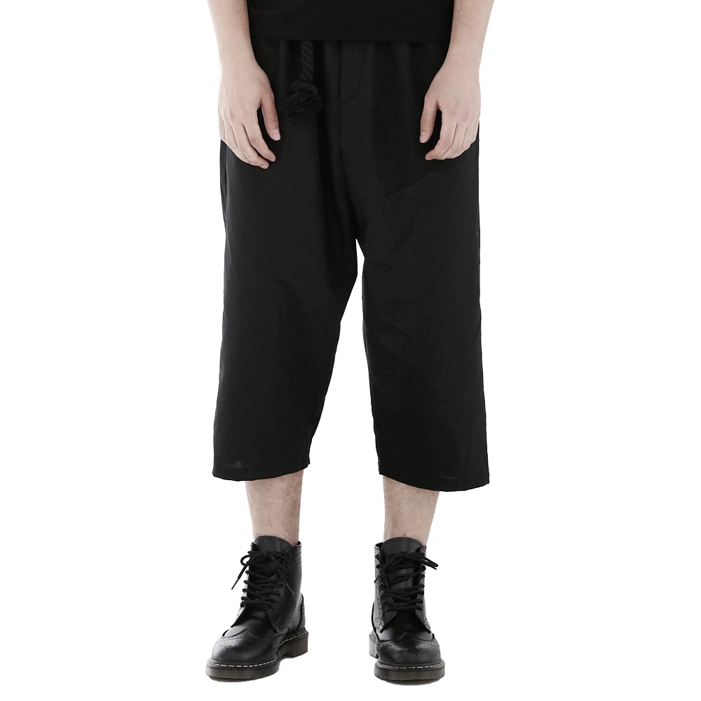 Punk Men Chiffon Harem Pants Summer Loose Black Radish Pants Breathable Ankle Length Casual Trousers
Punk Men Chiffon Harem Pants Summer Loose Black Radish Pants Breathable Ankle Length Casual Trousers