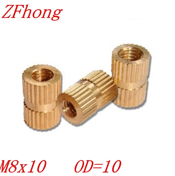 100pcs OD=10 M8*10 Brass Insert Knurled Nut ,M6 Brass Round Nut For Injection Moulding
100pcs OD=10 M8*10 Brass Insert Knurled Nut ,M6 Brass Round Nut For Injection Moulding