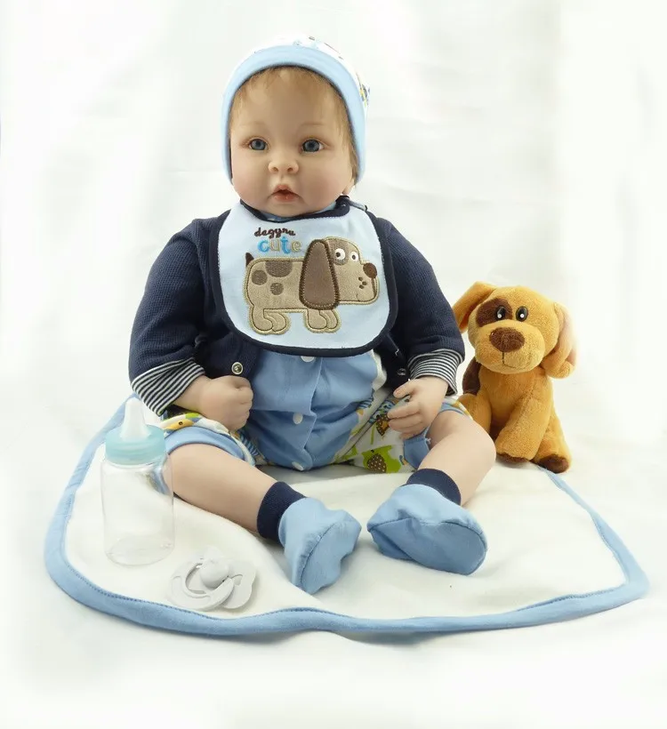 22inch Vinyl Babies Reborn Dolls Realistic Alive 55cm NewBorn Baby handmade lifelike real touch bebe Bonecas Rebron toddlers
22inch Vinyl Babies Reborn Dolls Realistic Alive 55cm NewBorn Baby handmade lifelike real touch bebe Bonecas Rebron toddlers