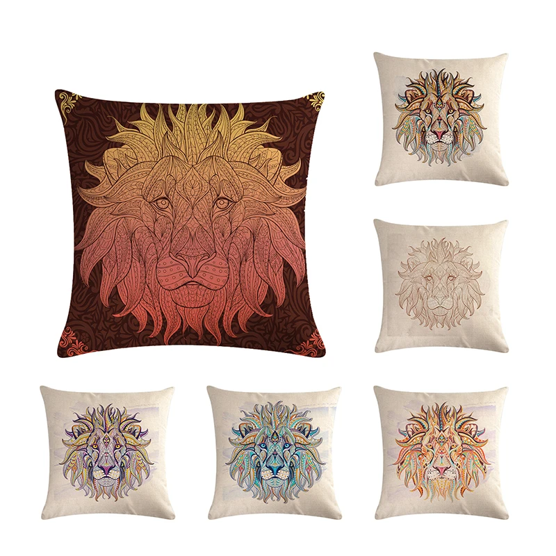 Pillowcase Animal Portrait Head Pillow Cover Lion Cushion Covers Throw Pillow Covers Sofa Cushions Home Office Decor
Pillowcase Animal Portrait Head Pillow Cover Lion Cushion Covers Throw Pillow Covers Sofa Cushions Home Office Decor