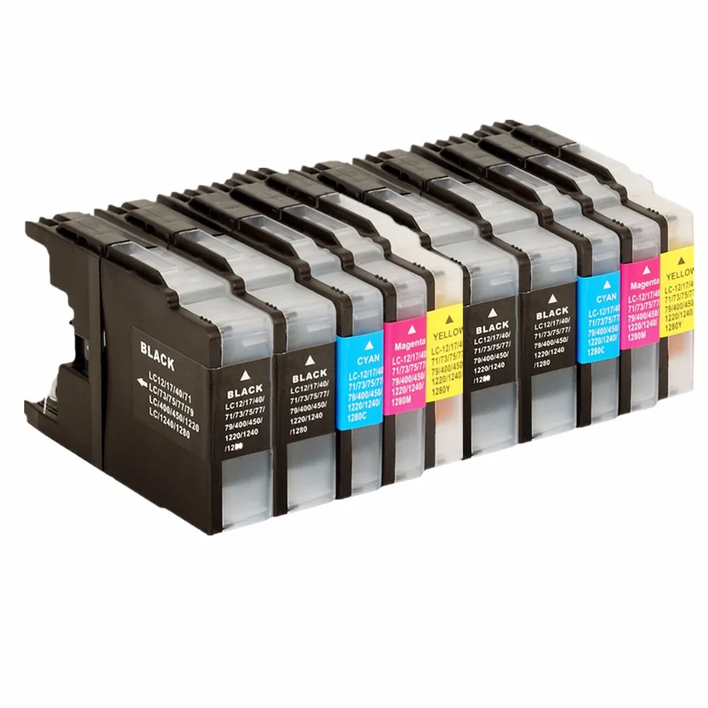 Ink Cartridges Replacement For LC450/1280 LC 450 1280 LC450 LC1280 MFC- J5910DW/J6510DW/J435W J835DW/J280W/J425W
Ink Cartridges Replacement For LC450/1280 LC 450 1280 LC450 LC1280 MFC- J5910DW/J6510DW/J435W J835DW/J280W/J425W