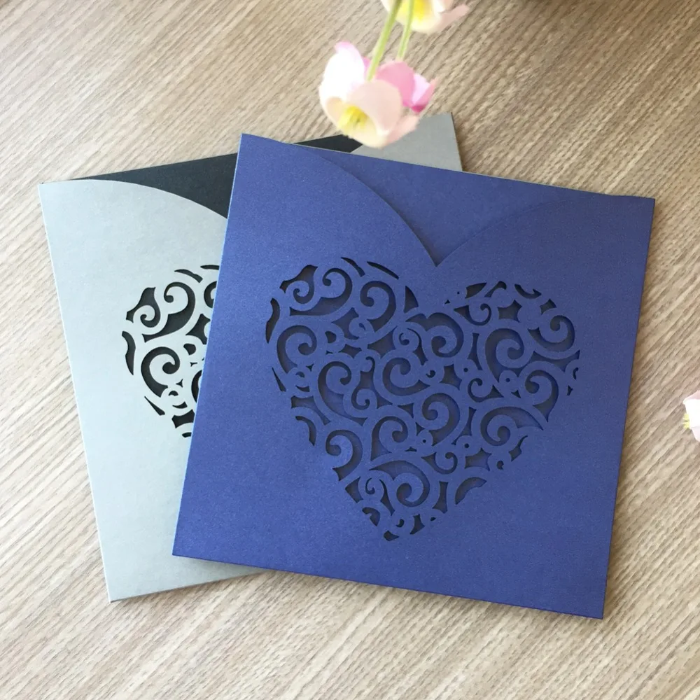 40Pcs Heart Design Party Wedding Invitations Cards Birthday Greeting Post Cards Gift Card Invitation Laser Cut Pearl Paper card
40Pcs Heart Design Party Wedding Invitations Cards Birthday Greeting Post Cards Gift Card Invitation Laser Cut Pearl Paper card