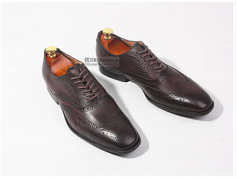 Retro Rubbing Brock Men's Shoes Brogue Leather Men's Business Casual Shoes Oxford Shoes Men Breathable Youth Carved Dress Shoes
Retro Rubbing Brock Men's Shoes Brogue Leather Men's Business Casual Shoes Oxford Shoes Men Breathable Youth Carved Dress Shoes