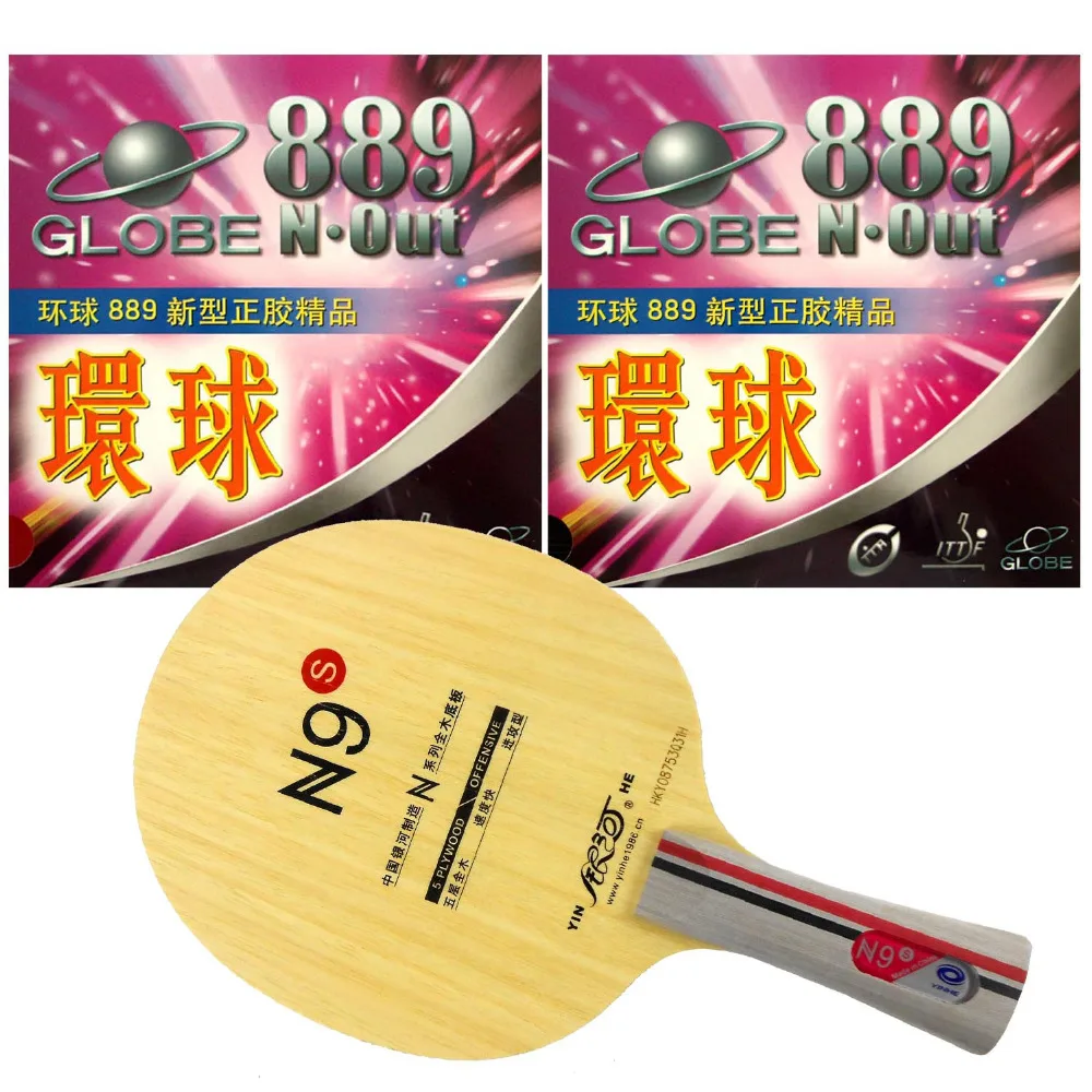 Pro Table Tennis PingPong Combo Racket Galaxy YINHE Yinhe N9s with 2x Globe 889 Rubbers Long Shakehand FL
Pro Table Tennis PingPong Combo Racket Galaxy YINHE Yinhe N9s with 2x Globe 889 Rubbers Long Shakehand FL