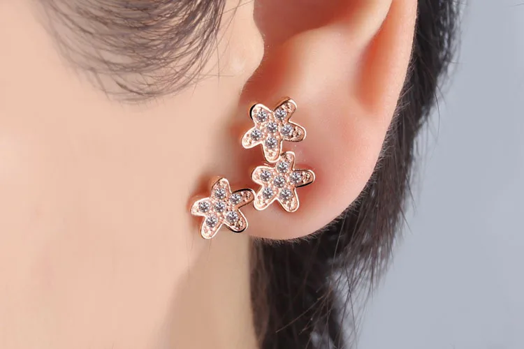 Hight Quality Jewelry 2017 New Fashion Design Flower Shiny Zircon 925 Sterling Silver Stud Earrings for Women Gift Wholesale
Hight Quality Jewelry 2017 New Fashion Design Flower Shiny Zircon 925 Sterling Silver Stud Earrings for Women Gift Wholesale