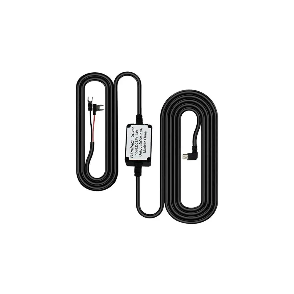 Rexing Mini USB Hardwire Kit для V1P 3 го поколения Pro V2 Dash Cams|Кабели адаптеры и разъемы| |