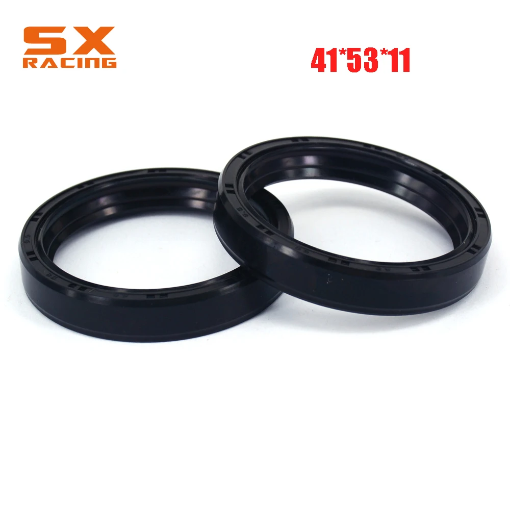 41*53*11 Motorcycle Front Fork Damper Oil Seal & Dust Cover For CR XR VT EN ZX ER EX ZR ZG GSXR VX VZ GS GV YZ WR FZR YZF FJ XV
41*53*11 Motorcycle Front Fork Damper Oil Seal & Dust Cover For CR XR VT EN ZX ER EX ZR ZG GSXR VX VZ GS GV YZ WR FZR YZF FJ XV
