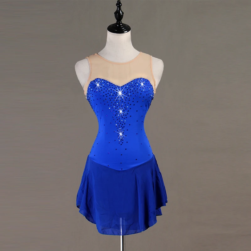 Платье для фигурного катания без рукавов с кристаллами на заказ, платье для фигурного катания для женщин и детей, платье для катания на льду ... 
Платье для фигурного катания без рукавов с кристаллами на заказ, платье для фигурного катания для женщин и детей, платье для катания на льду ...