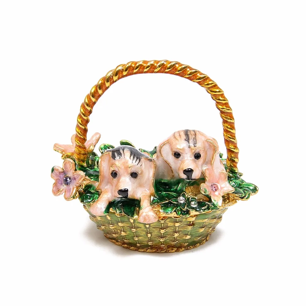 FLETCHER brand metal material The lovely dog with flower basket home decoration crafts
FLETCHER brand metal material The lovely dog with flower basket home decoration crafts