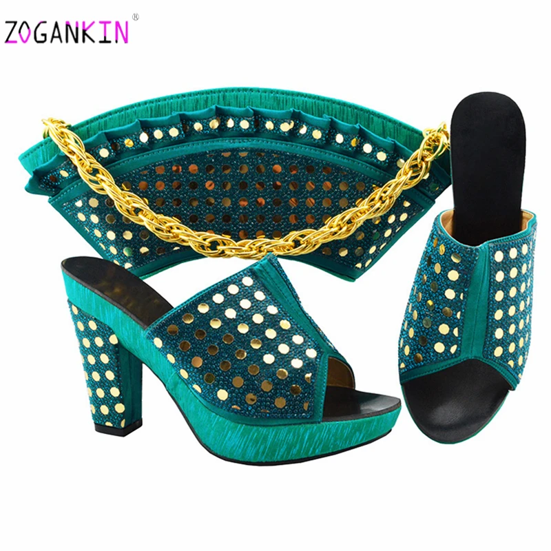 Special Design Royal Blue Color Matching Shoes and Bags African In Women with Shinning Crystal Nigerian Slipper For Wedding
Special Design Royal Blue Color Matching Shoes and Bags African In Women with Shinning Crystal Nigerian Slipper For Wedding