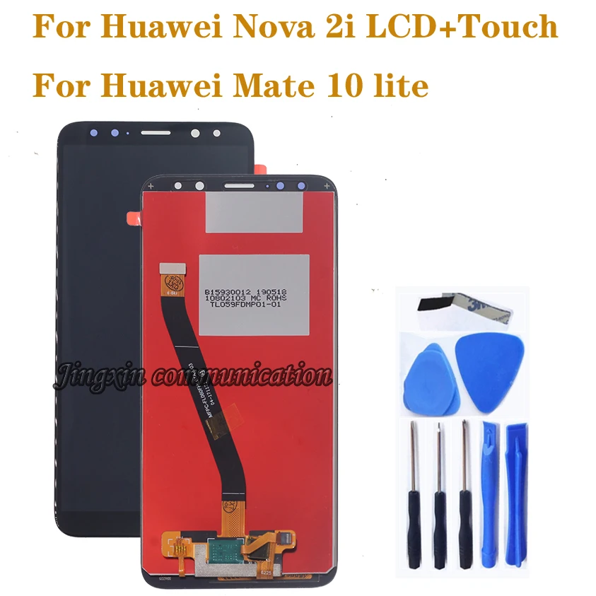 

5.9" Original LCD for Huawei Nova 2i LCD monitor +Touch Screen Digitizer Assembly for huawei mate 10 lite LCD display repair kit