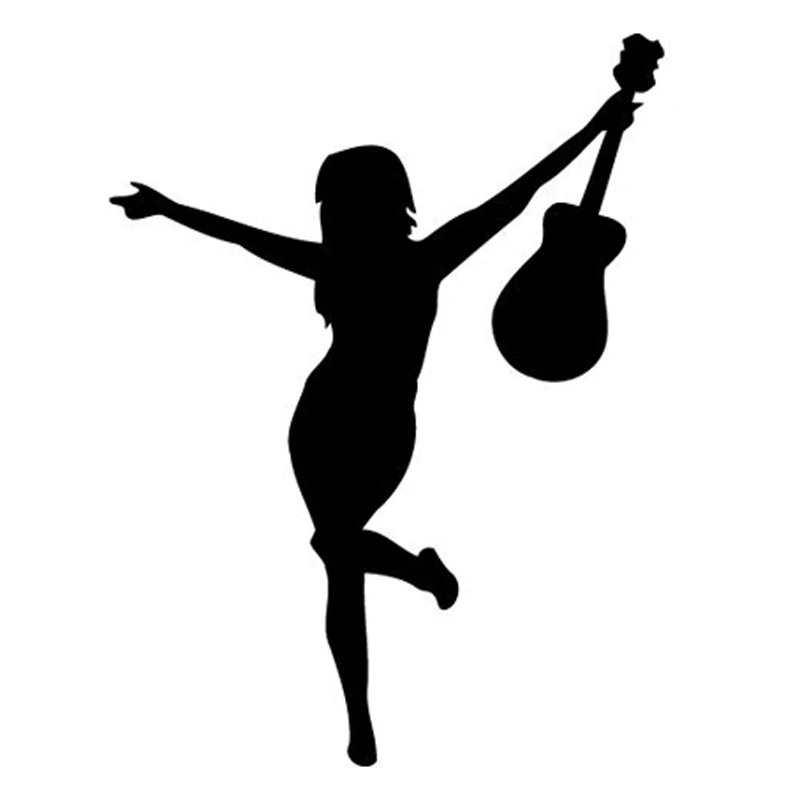 11.4CM*15CM Fashion Music Guitar Girl Creative Silhouette Decal Vinyl Car Sticker S9-0844
11.4CM*15CM Fashion Music Guitar Girl Creative Silhouette Decal Vinyl Car Sticker S9-0844